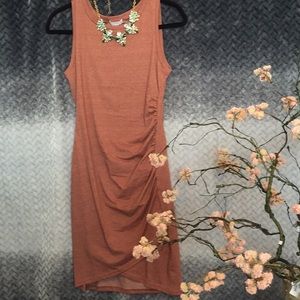 Nordstrom Leith dress rust color